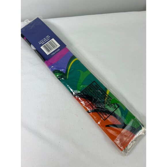 VTG 90s Jack O Lantern Decorative Halloween Flag 28" X 40" Indoor & Outdoor Use - Picture 4 of 5